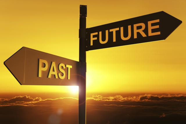 Stuck in the past: Looking back to look forward